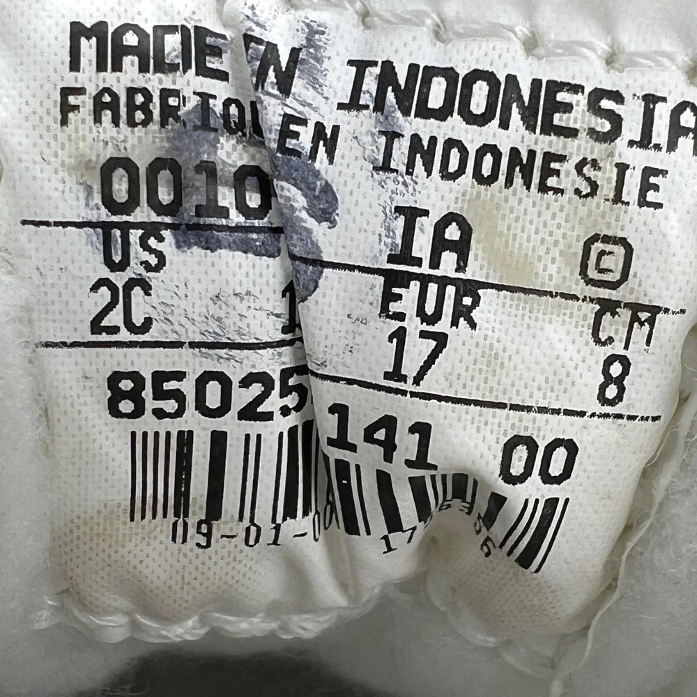 Nike Air Grand Stand TD Infant Size 2C White Navy Vintage 2000 Shoes 85025-141
